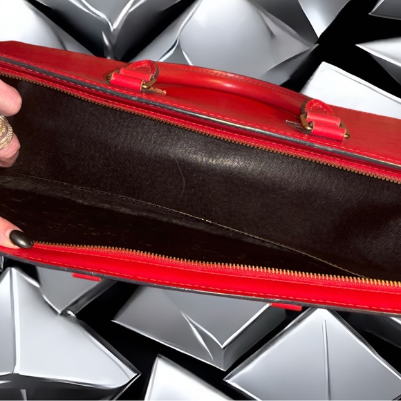 Louis Vuitton Red Epi Triangle Bag! - Picture 7 of 12